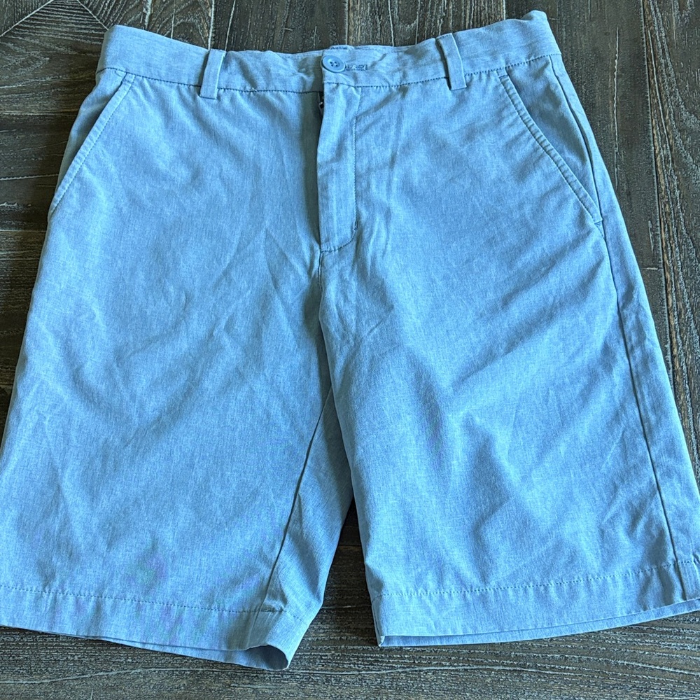 Vineyard Vines Light Blue Performance Shorts Boys Sz 14